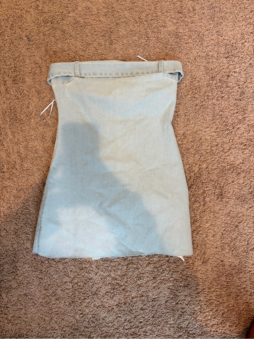 Light Blue Denim Mini Dress